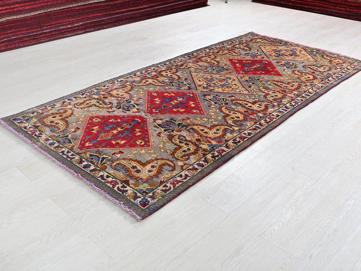 a rug is laying on the floor in a room