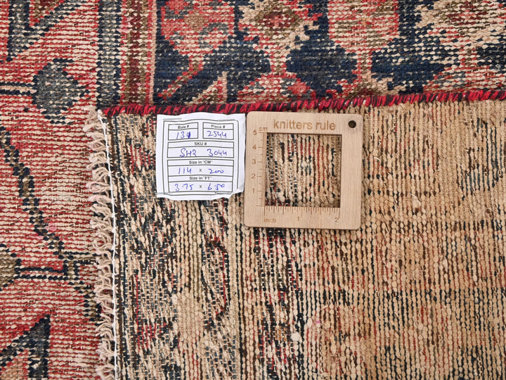 a close up of a rug with a tag on it