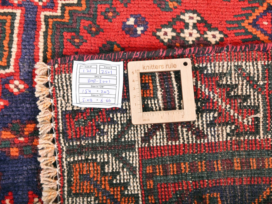 a close up of a rug with a tag on it