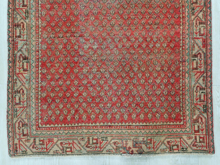 a red rug on a white background