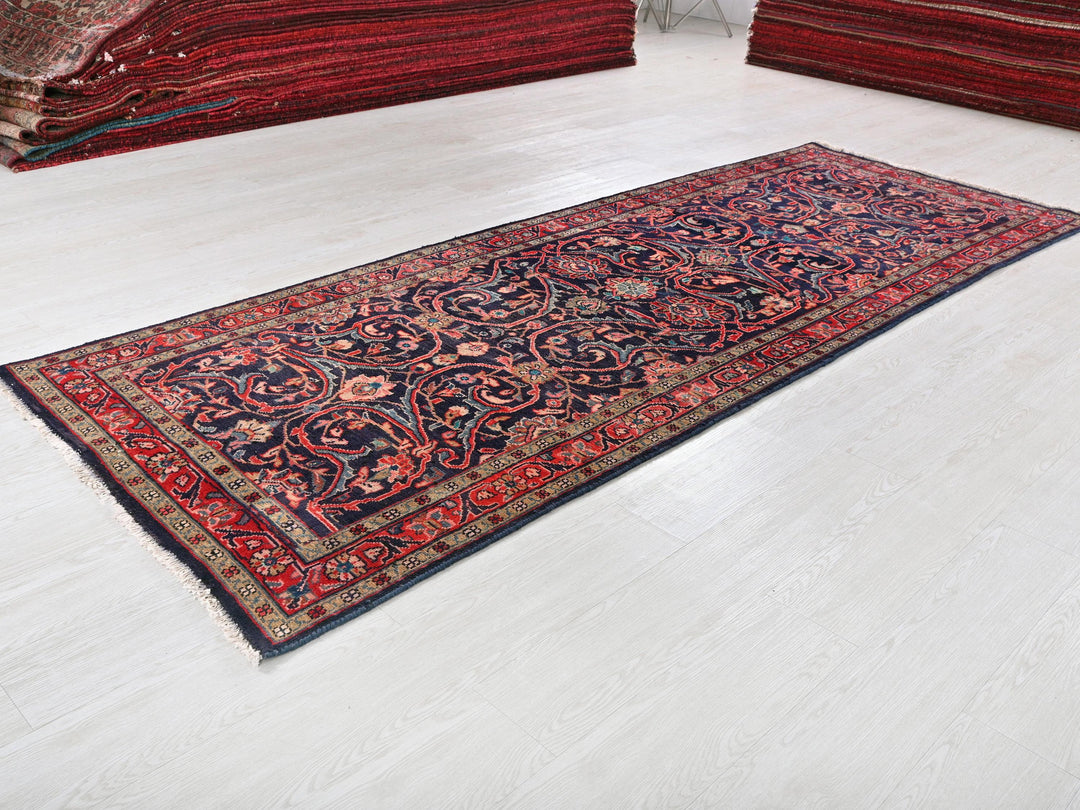 a rug is laying on the floor in a room