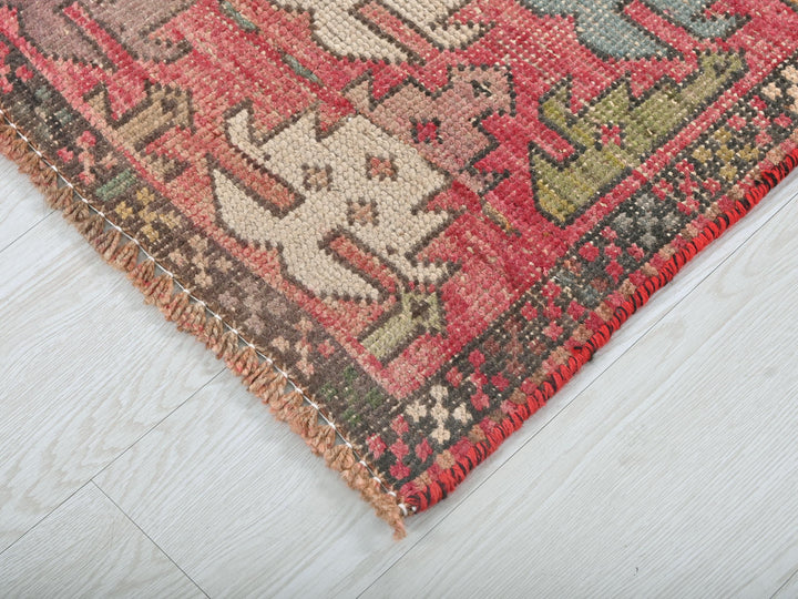a rug with a dog on it laying on the floor