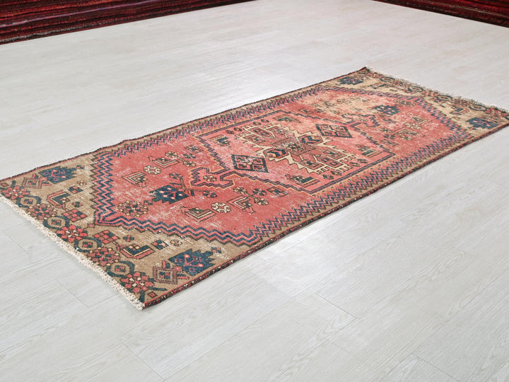 a rug on the floor in a room