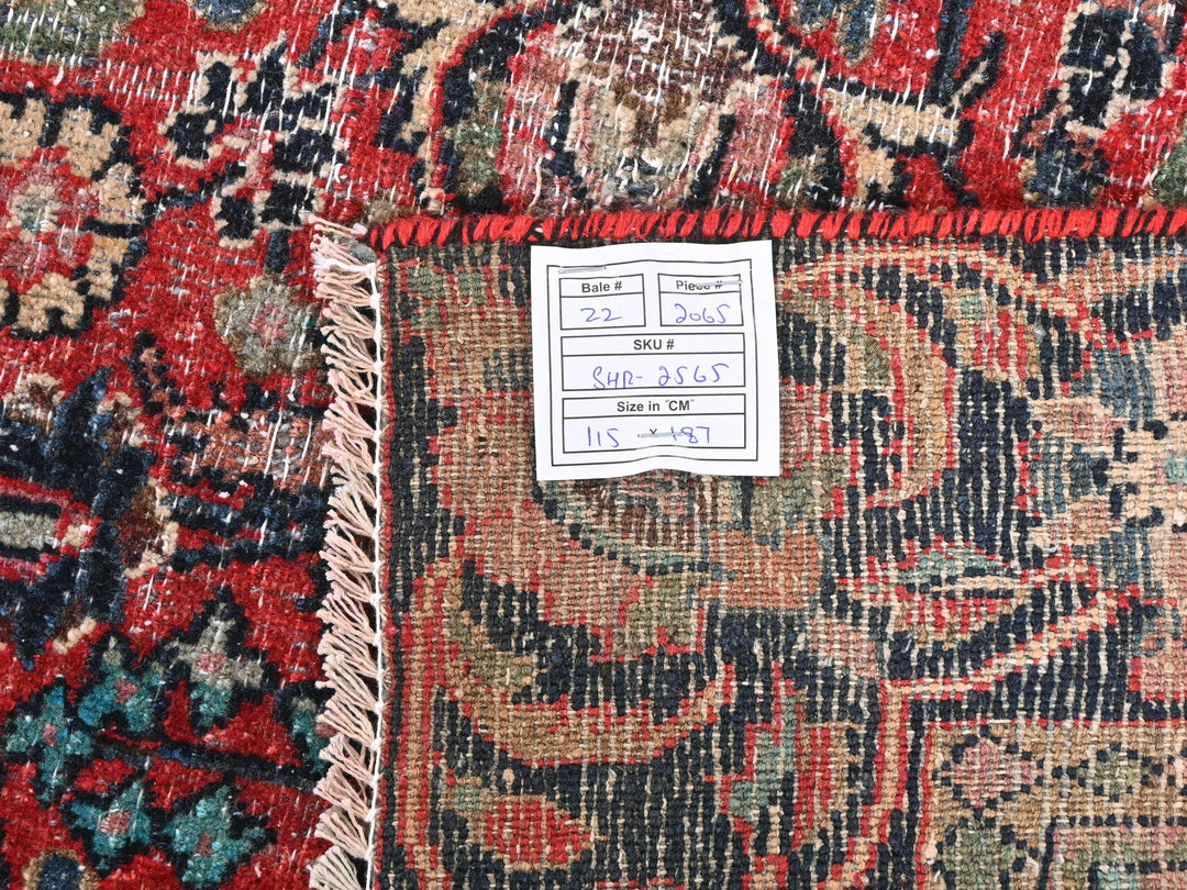 a close up of a rug with a tag on it