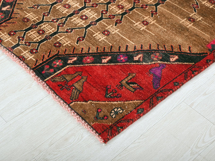 a close up of a rug on the floor