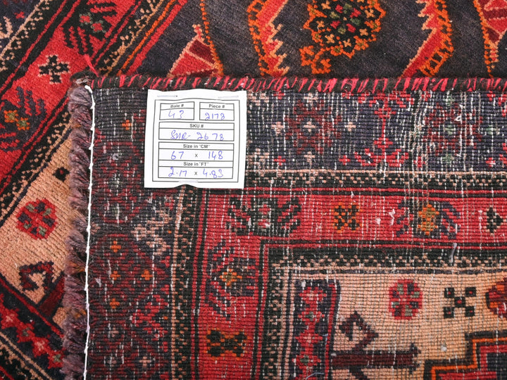 a close up of a rug with a tag on it