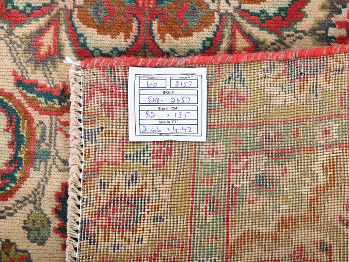 a piece of fabric with a price tag on it