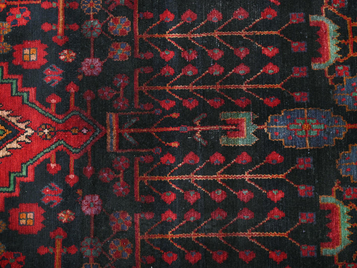 a close up of a rug with a pattern on it