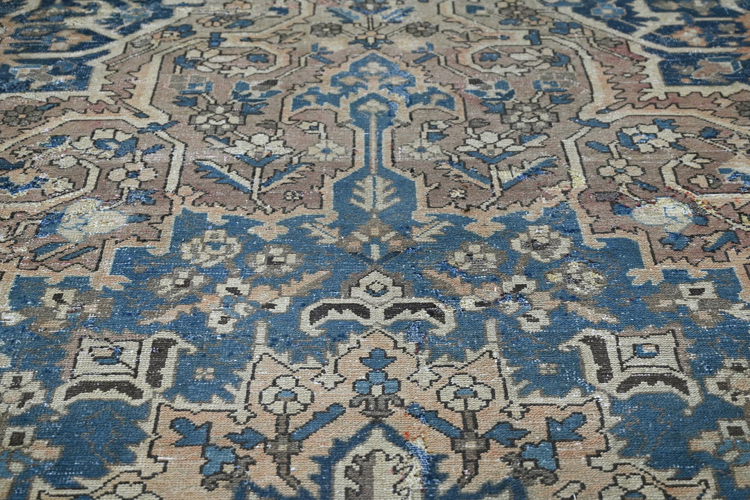 blue Oversized rug 10' 8" x 13' 1"