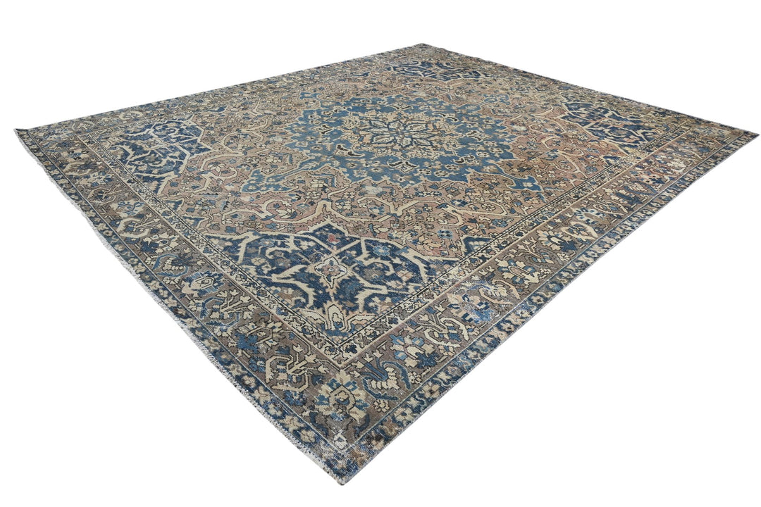blue Oversized rug 10' 8" x 13' 1"