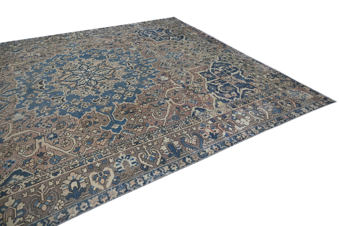 blue Oversized rug 10' 8" x 13' 1"
