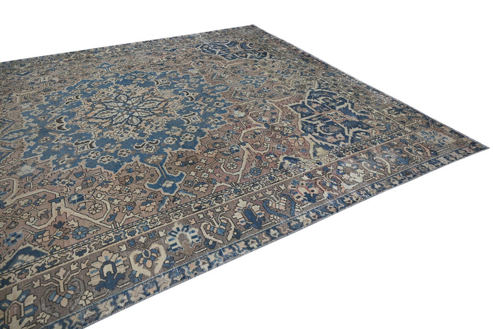 blue Oversized rug 10' 8" x 13' 1"