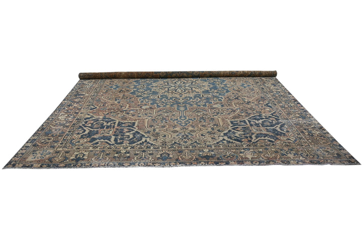 blue Oversized rug 10' 8" x 13' 1"
