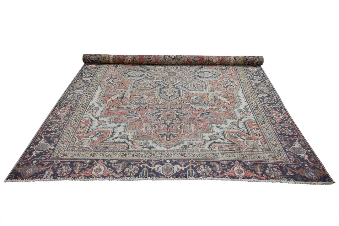 brown Large rug 7' 3" x 10' 0"