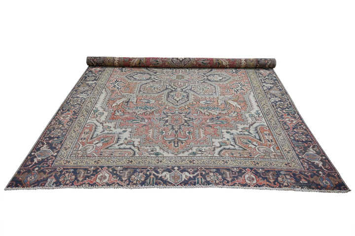 brown Large rug 7' 3" x 10' 0"