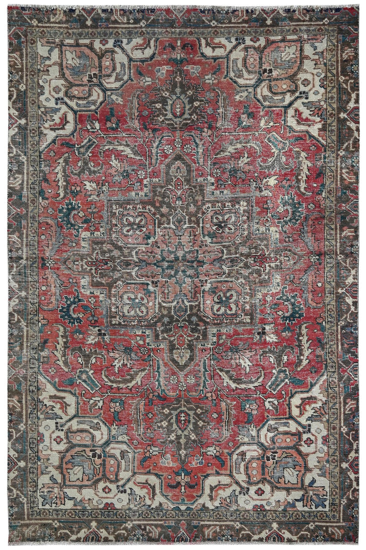 red Large rug 6' 7" x 10' 0"