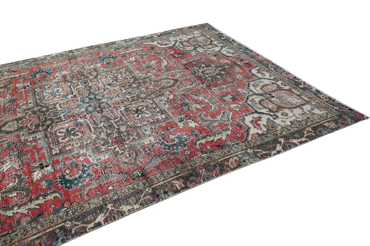 red Large rug 6' 7" x 10' 0"
