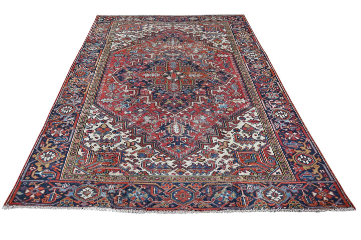 red Medium rug 5' 7" x 8' 4"