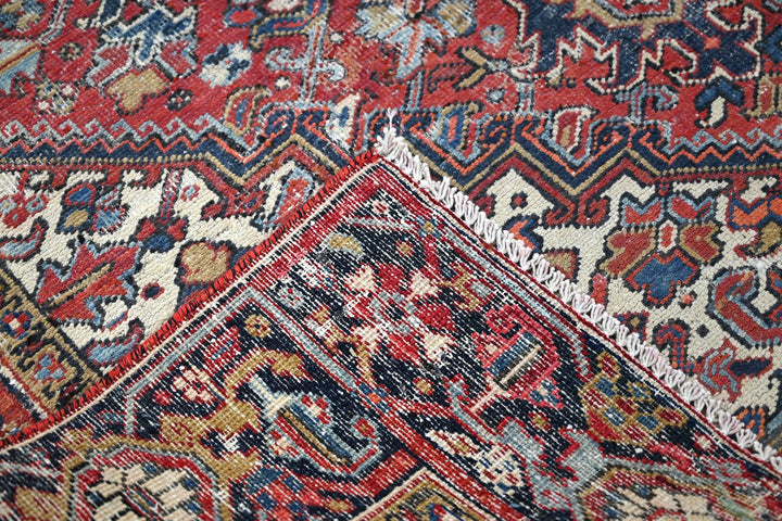 red Medium rug 5' 7" x 8' 4"