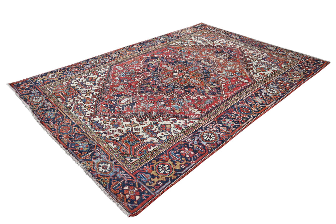red Medium rug 5' 7" x 8' 4"
