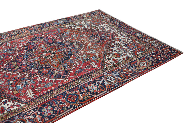 red Medium rug 5' 7" x 8' 4"