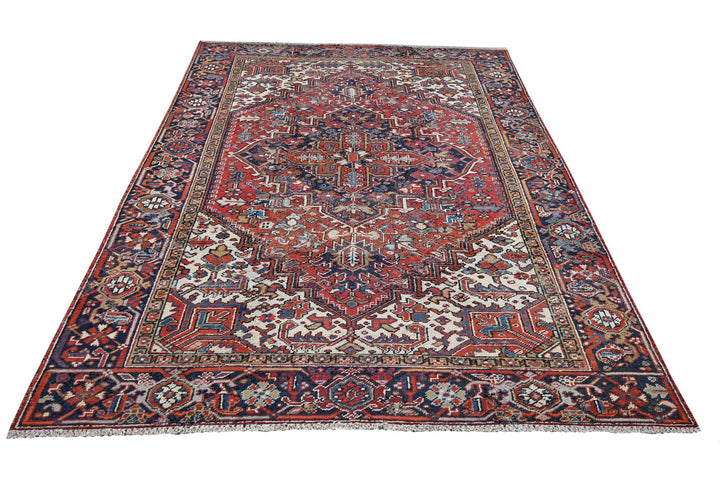 red Medium rug 5' 7" x 8' 4"