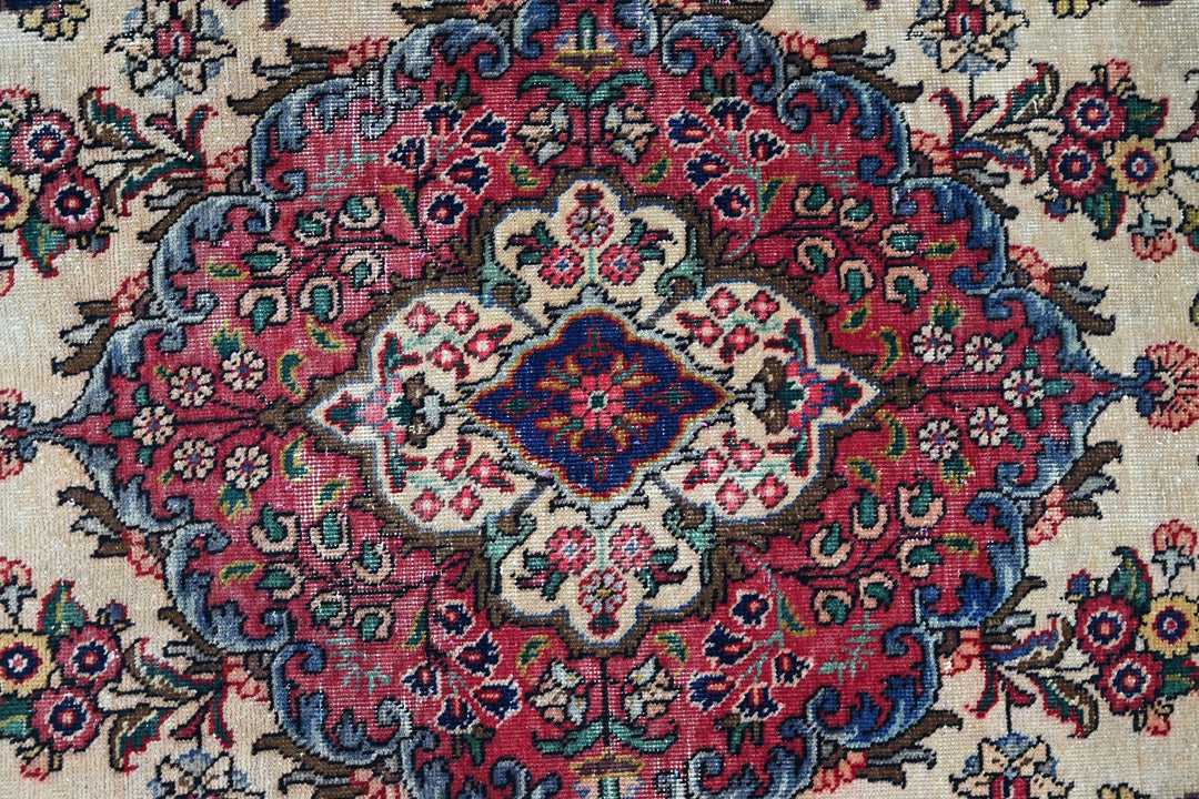 brown Large rug 6' 8" x 9' 9"