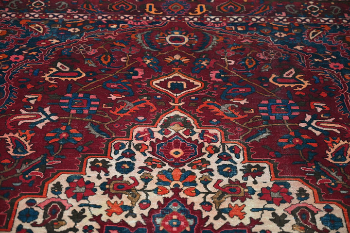 red Large rug 7' 0" x 10' 6"