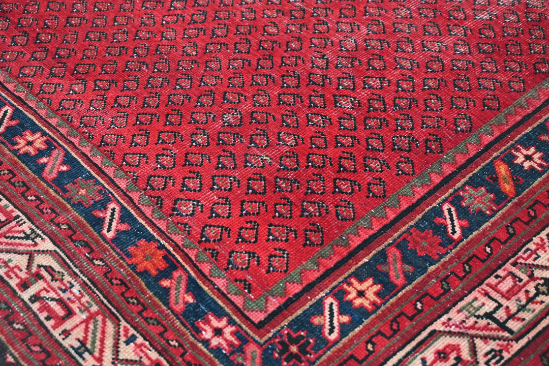 red Large rug 7' 3" x 10' 4"