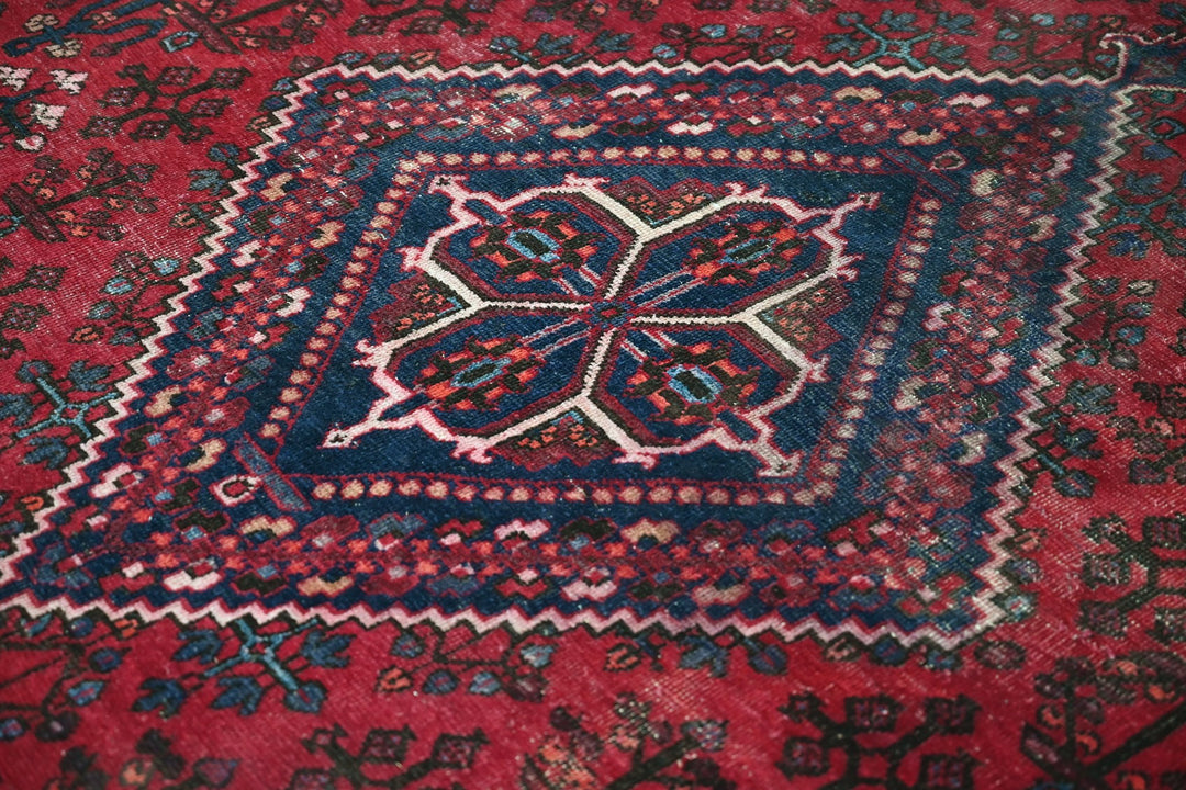 red Large rug 6' 9" x 9' 0"