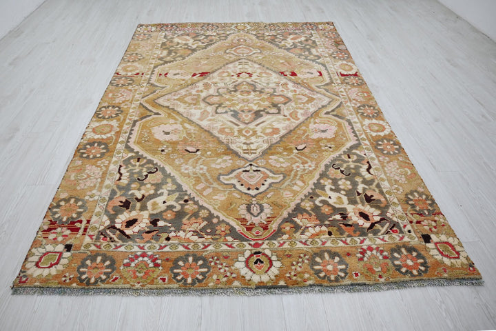 brown Medium rug 6' 0" x 9' 2"