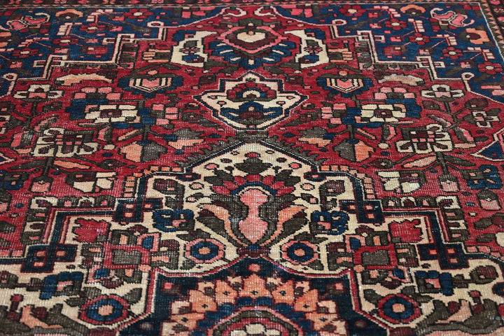 red Large rug 6' 3" x 9' 8"