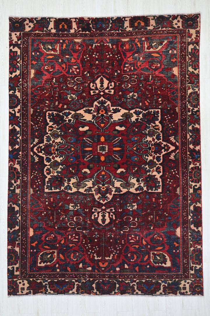 red Medium rug 5' 11" x 9' 0"