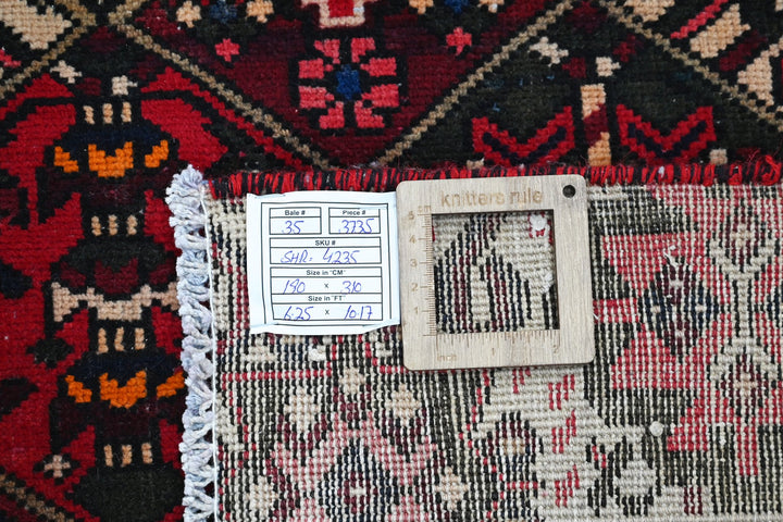 red Large rug 6' 3" x 10' 2"