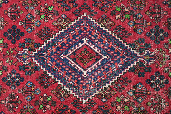 red Large rug 7' 0" x 9' 10"