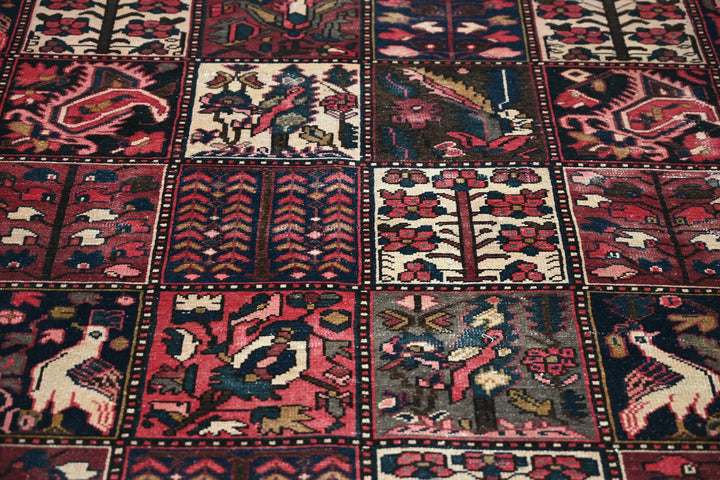 red Medium rug 5' 8" x 9' 3"
