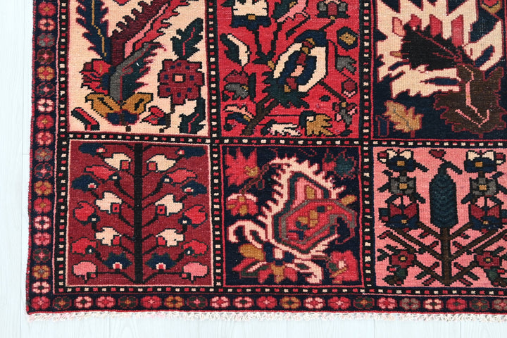 red Medium rug 5' 8" x 9' 3"