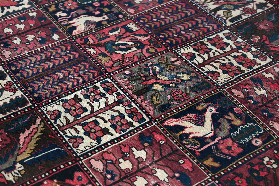 red Medium rug 5' 8" x 9' 3"
