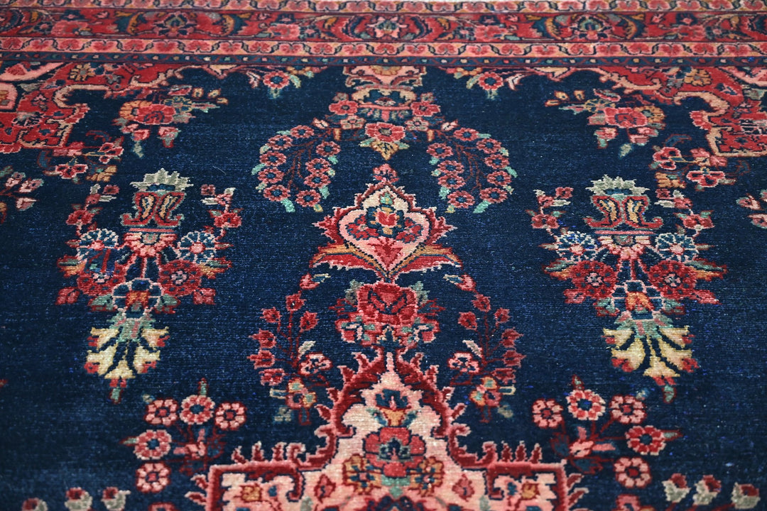 blue Medium rug 6' 6" x 9' 4"