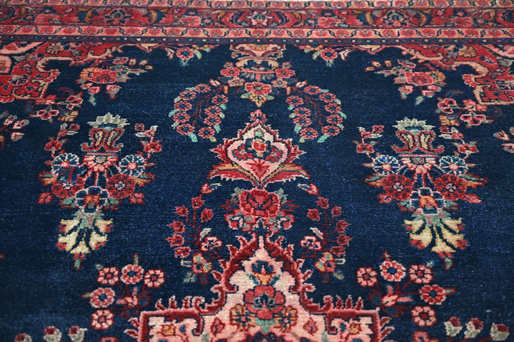 blue Medium rug 6' 6" x 9' 4"