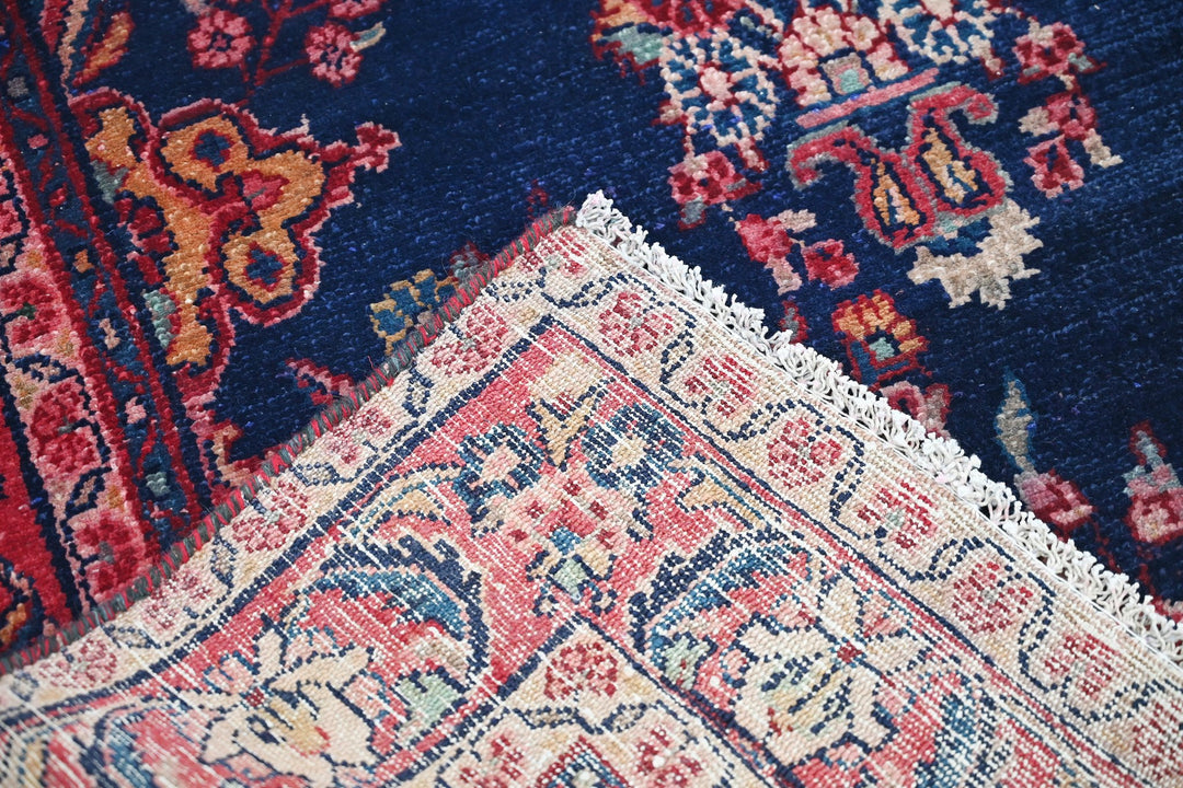 blue Medium rug 6' 6" x 9' 4"