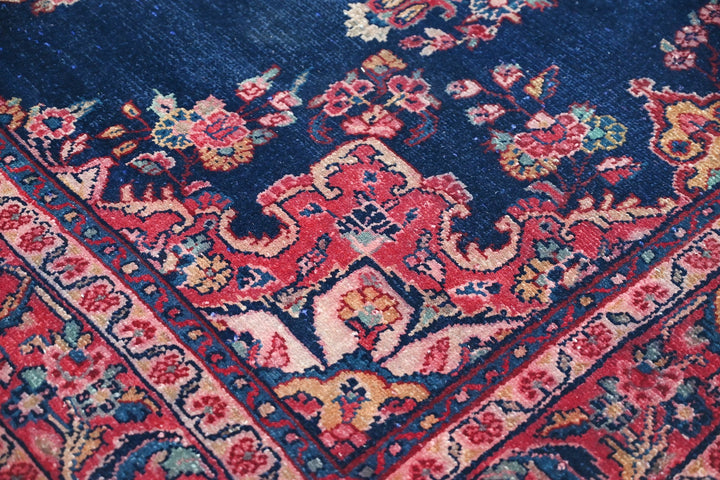 blue Medium rug 6' 6" x 9' 4"