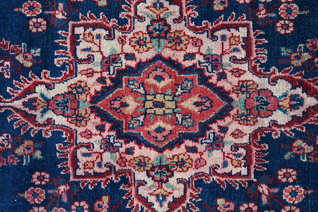 blue Medium rug 6' 6" x 9' 4"