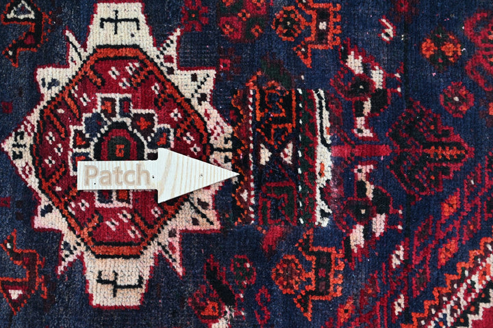 red Medium rug 5' 9" x 8' 6"