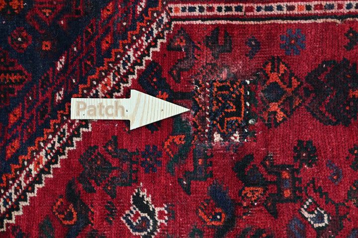 red Medium rug 5' 9" x 8' 6"