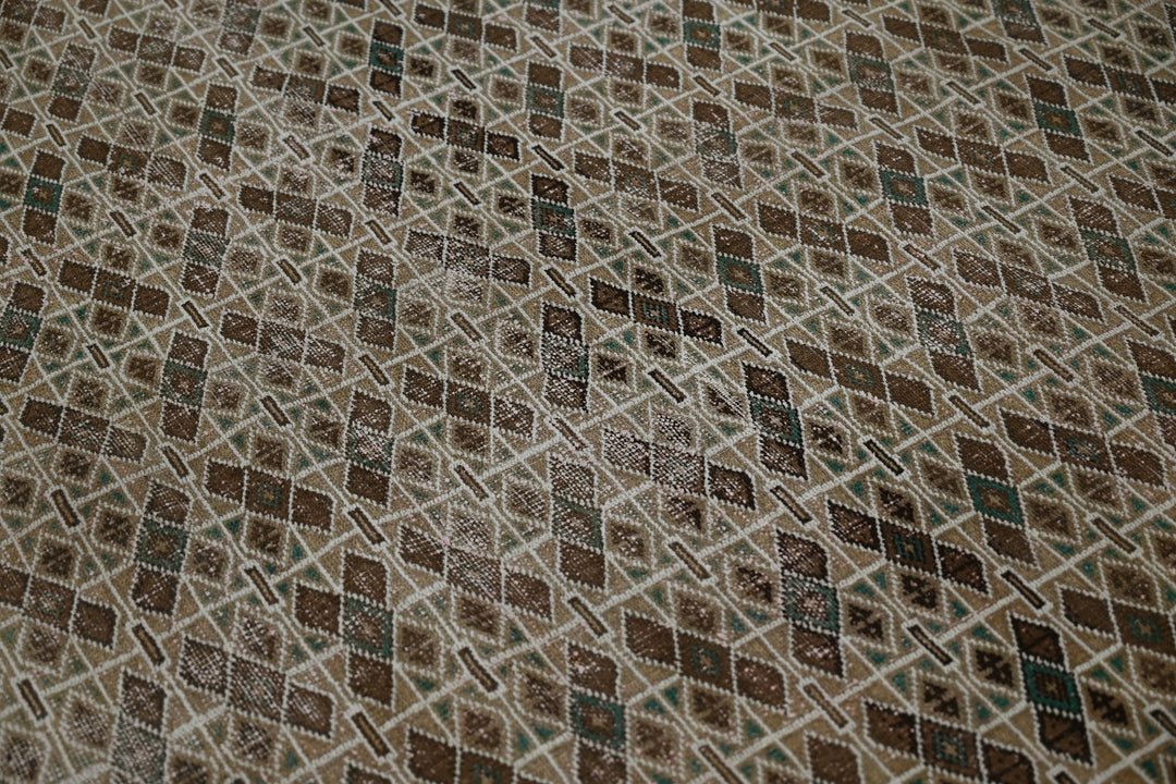 brown Large rug 6' 9" x 9' 0"