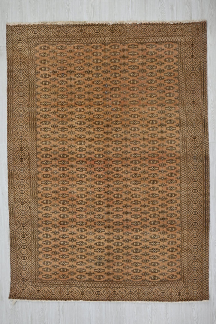 brown Large rug 6' 7" x 8' 6"
