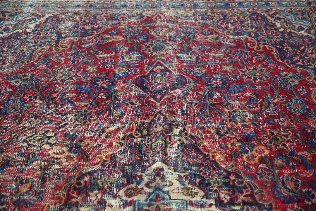 red Medium rug 5' 9" x 8' 8"