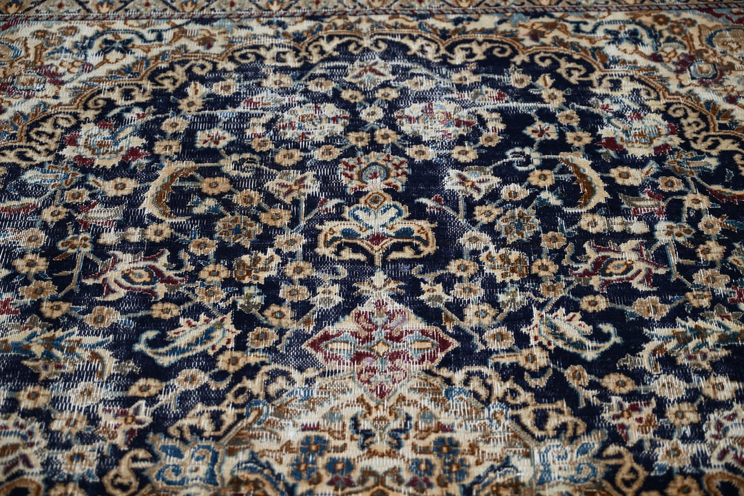 blue Medium rug 6' 4" x 9' 0"