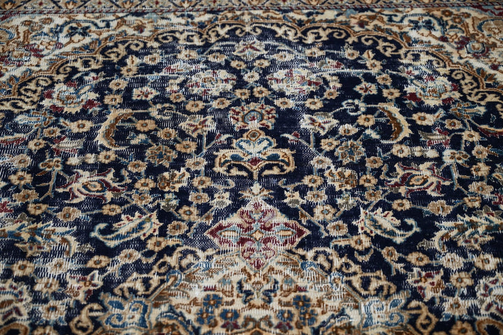 blue Medium rug 6' 4" x 9' 0"